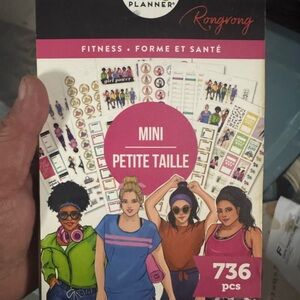 Rongrong Fitness Planner with Stickers